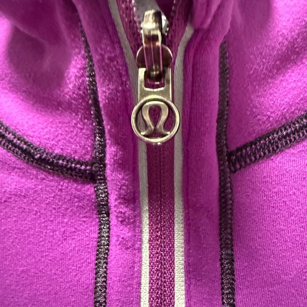 Lululemon Run U-Turn Pullover Violet/Black XS - Picture 4 of 7